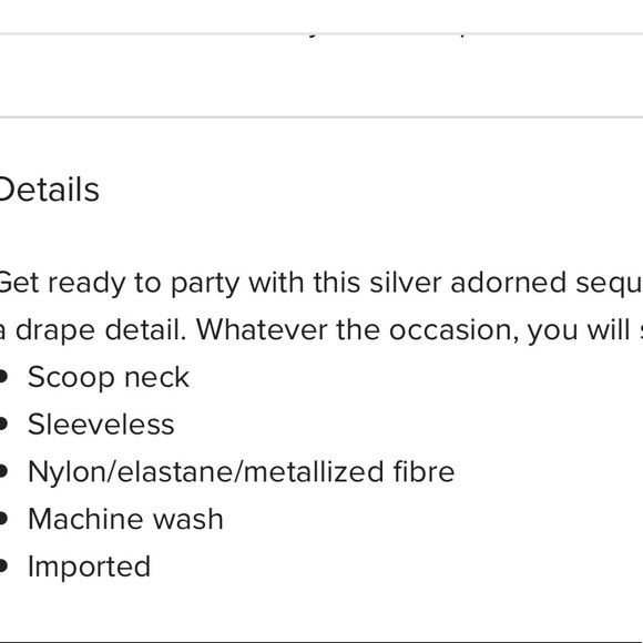 Topshop Drape Sequin Mini Dress - Picture 4 of 6